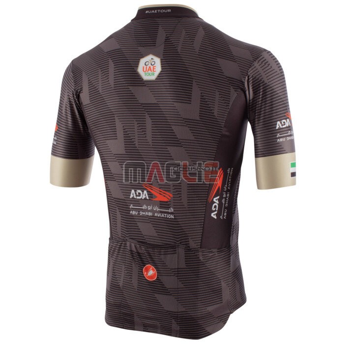 Maglia UAE Tour Manica Corta 2020 Marrone